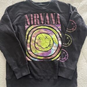 Abercrombie Nirvana Sweatshirt - size 13/14 kids
